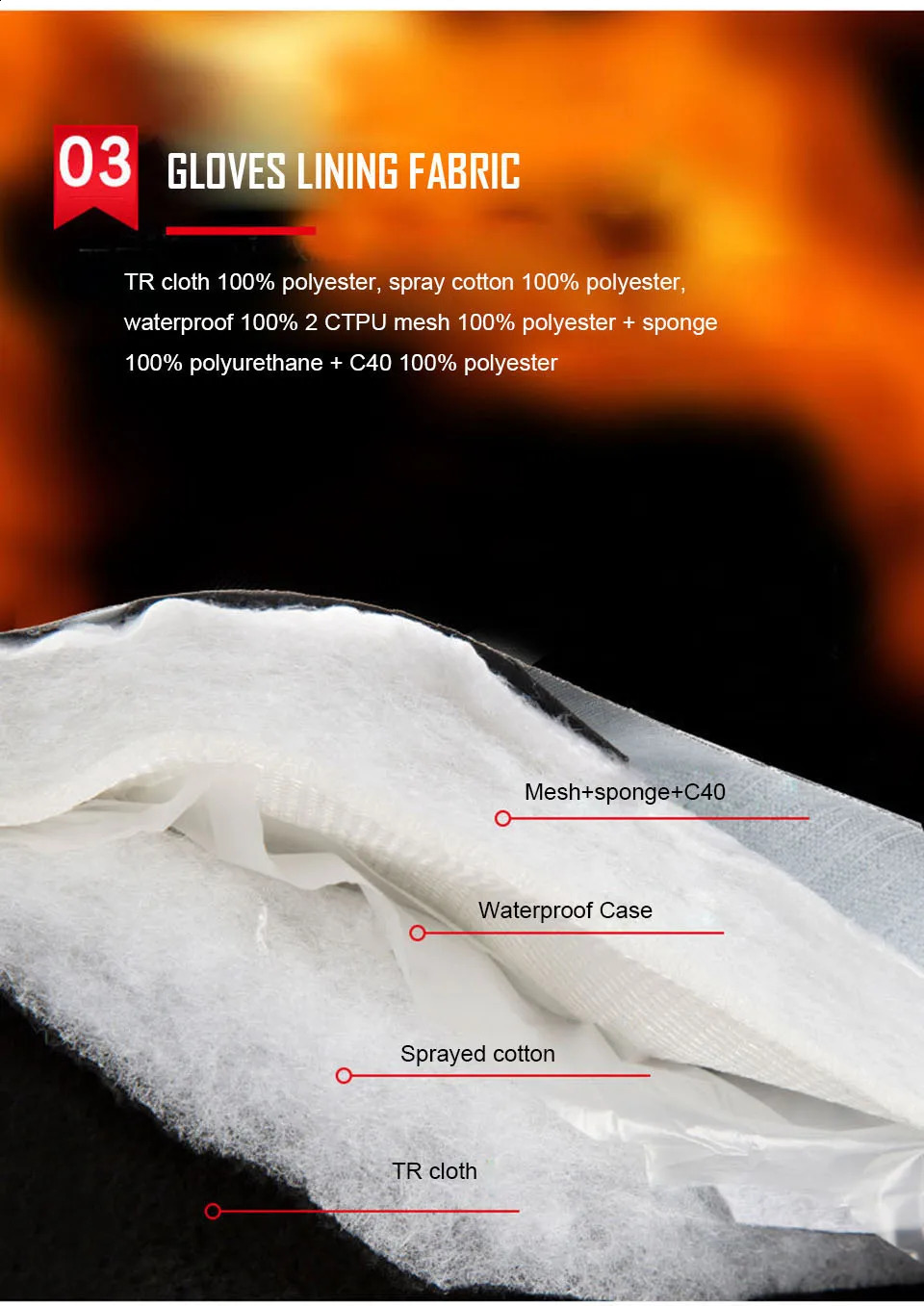 Winter gloves made of 3M cotton heated hands electric heating gloves waterproof snowboard bicycle outdoor skiing 240914