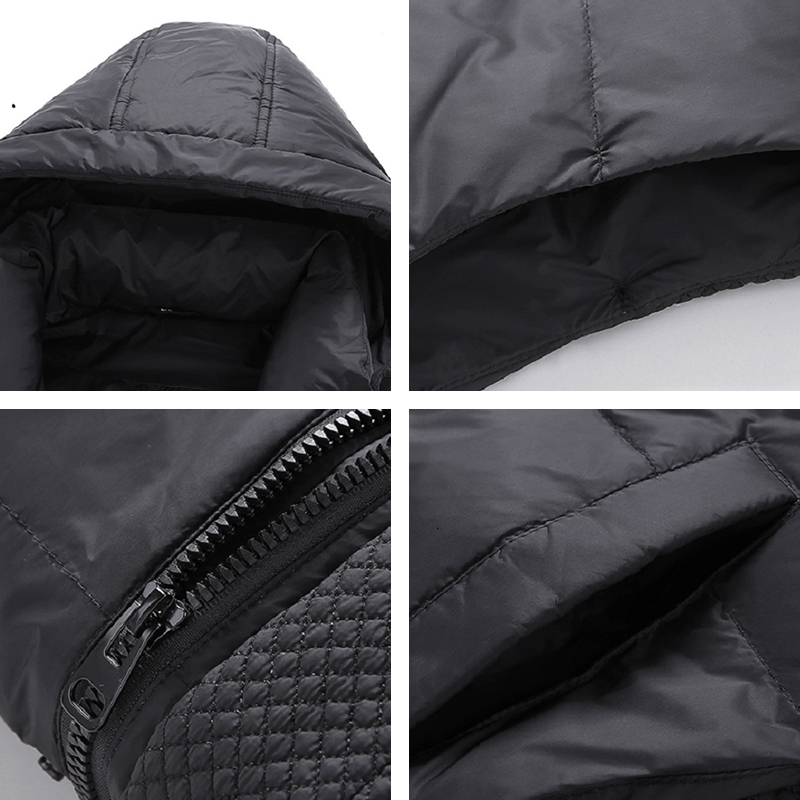 Brand Sleeveless Down Jacket Winter New Warm Thick Windproof Vest Coat Men Hooded Casual High Quality Waistcoat Man