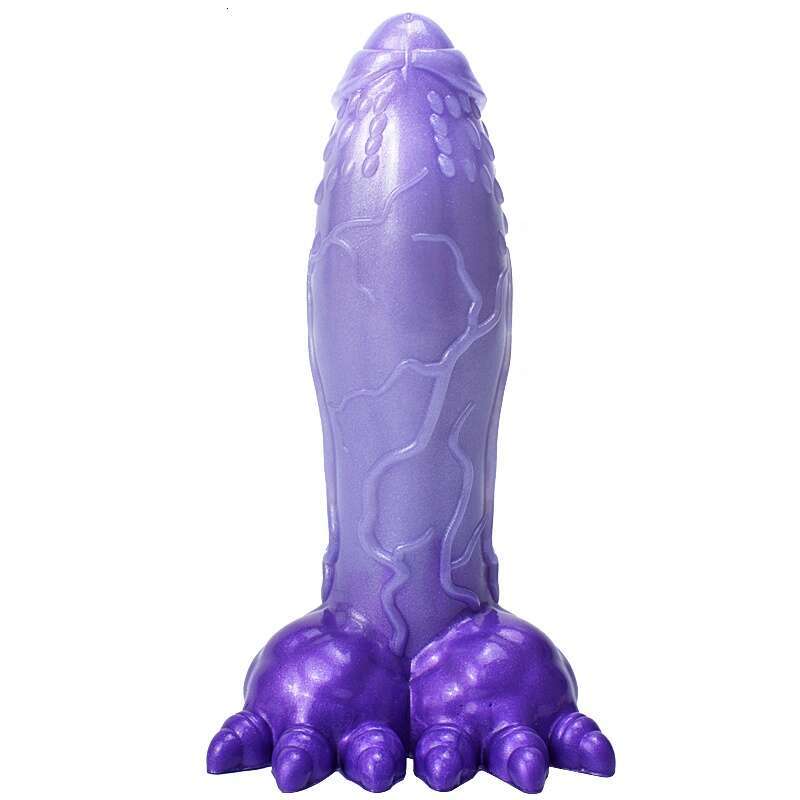 2 in 1 Dinosaur realistic dildo for women, cute monster liquid silicone anal dildo sex toys