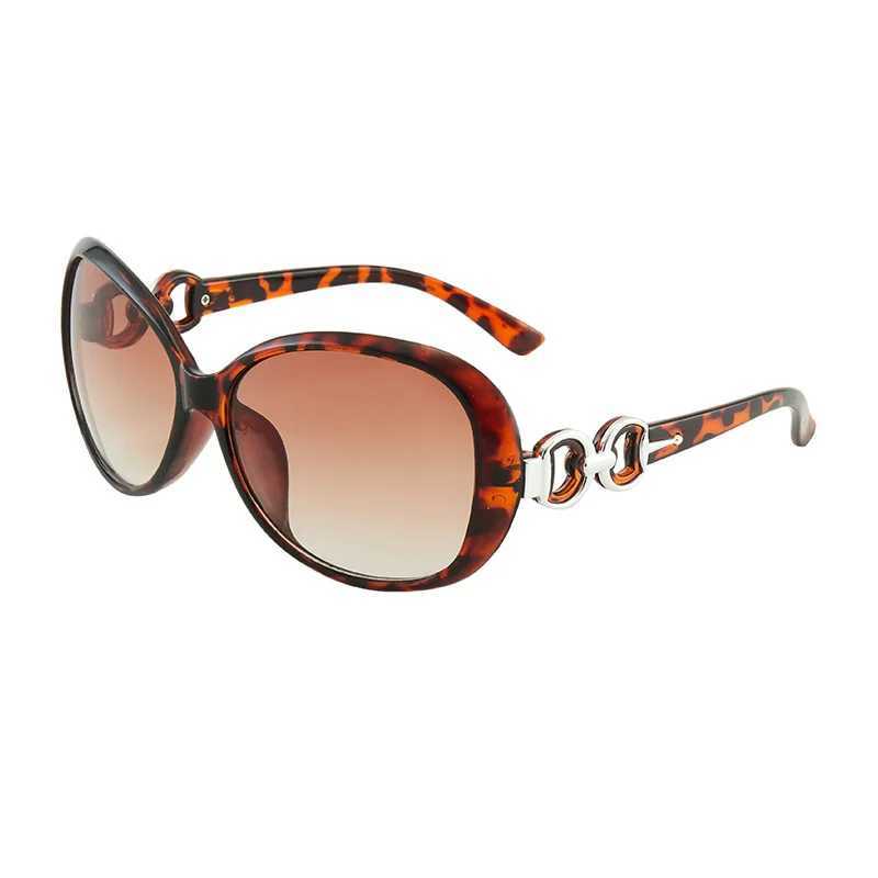 New Women Large Frame Oval Sunglasses Vintage Womens Brand Designer Sun Glasses Fashion Eyewear UV400 Oculos De SolX240920
