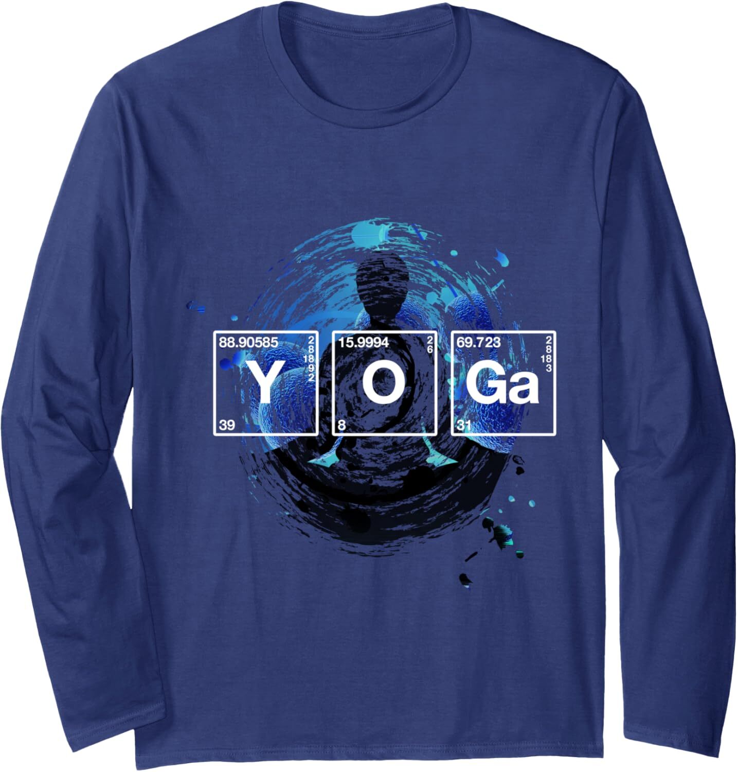 Long Sleeve Shirts for Men sweatshirt Yoga Chemistry Periodic Elements Table Funny Gift Long Sleeve Tee Streetwear Casual tops clothes