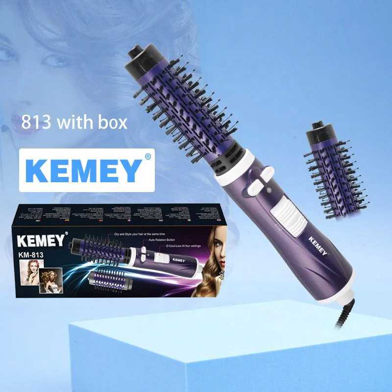 Electric Hair Dryer Kemei km-8020 Adjustable Temperature Fast Heating Multifunctional Electric Hair Dryer Curling Comb Straight Hair Comb