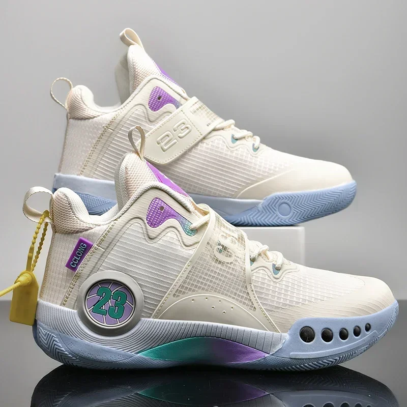 Basketball Shoes For Men Low-top Shock Absorbing Anti-skid Actual Combat Competition Profession Sneakers