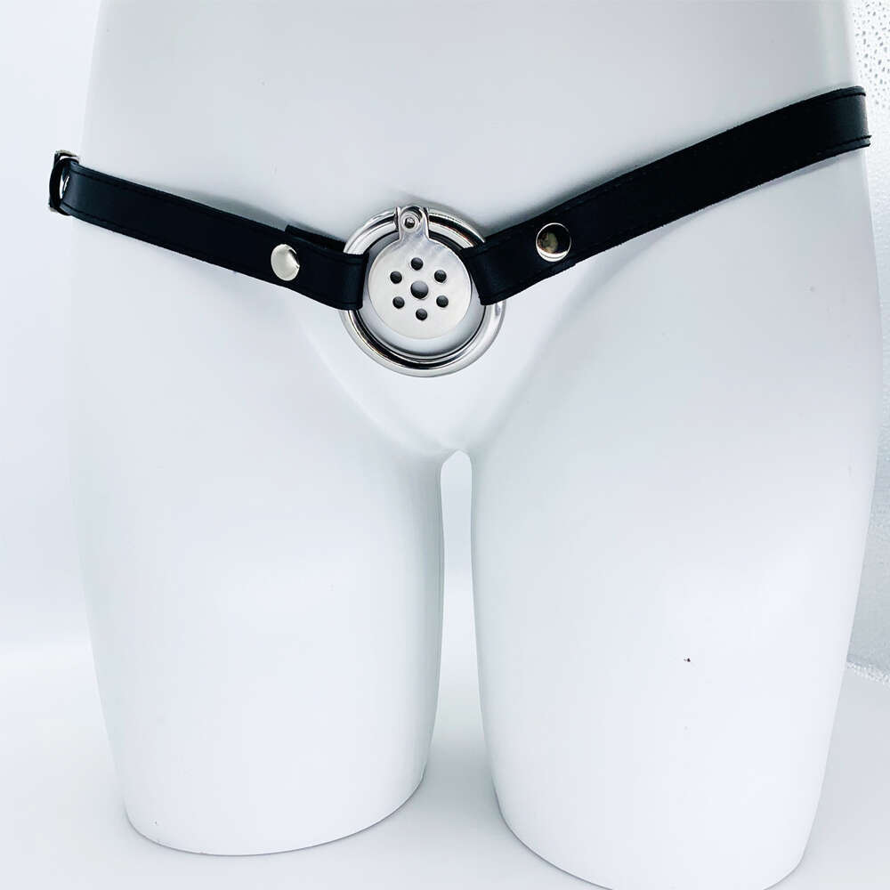 FRRK Stainless Steel New Metal Chastity Belt Chastity Cage Device With Silicone Glans Cage Adult Sex Products for Male