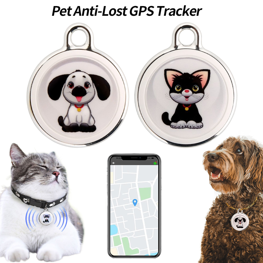 Smart Locator Bluetooth-compatible Real-time Tracking Dog Cat Collar Find Device Waterproof Smart Activity Tracker for Dogs Cats