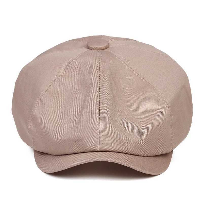 Fashion Spring Summer cotton Beret Caps for Men Women Cotton Sun Hat Unisex Octagonal Cap Vintage Outdoor sports Hats gorrasX240919