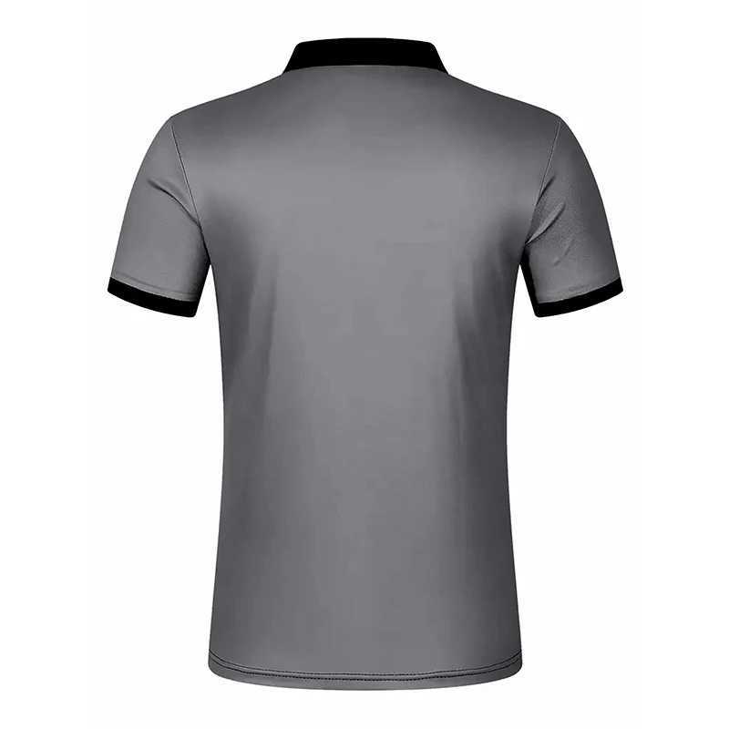 New Summer Men Casual Short Sleeve Lapel Business Polo Shirt 3D Digital Print Stripe Polo Shirt Sport Button Pullover TopsX240920