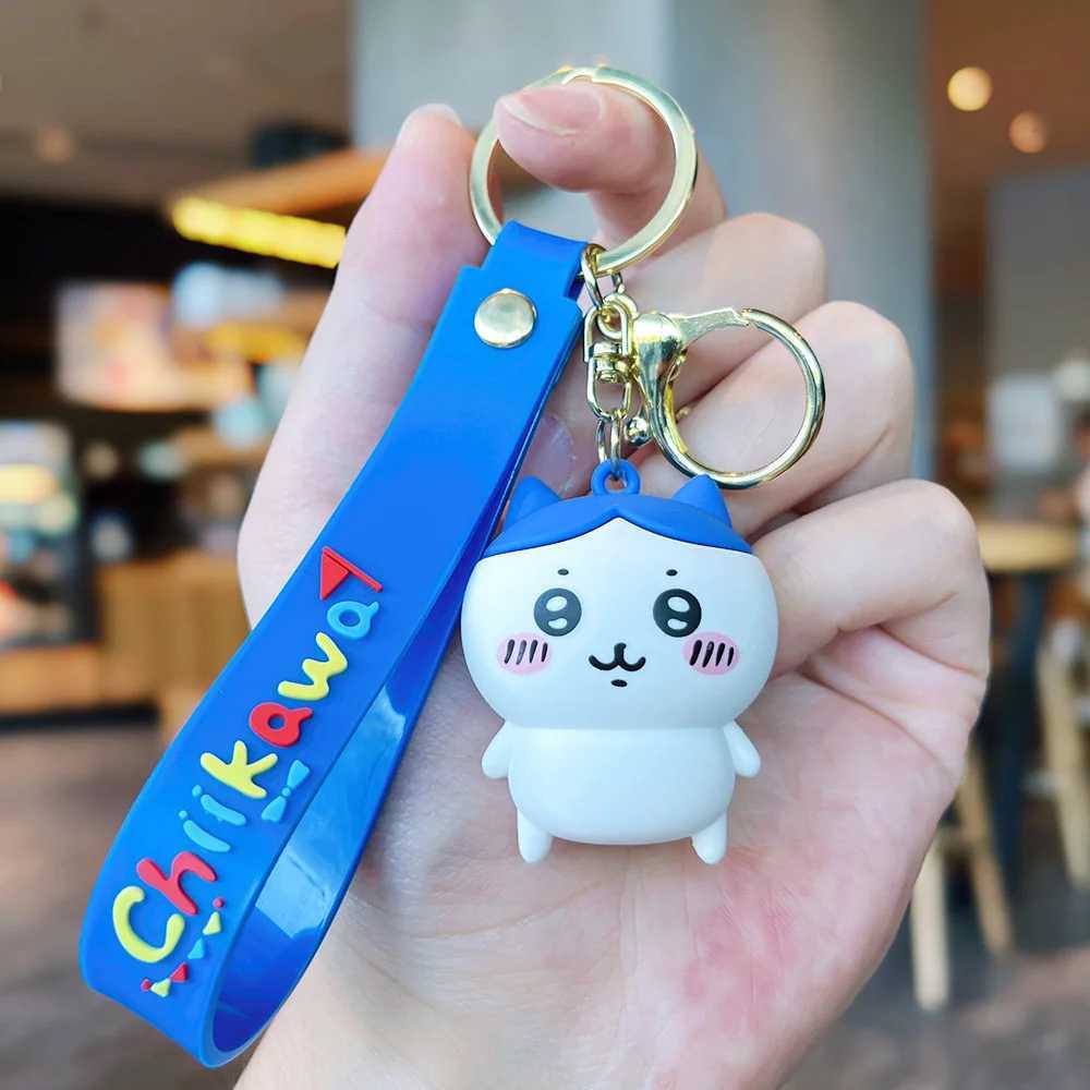 Miniso cartoon cute chiikawa doll keychain chiikawa couple bag car pendant small giftX240919