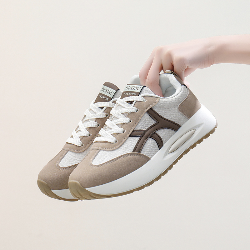 Free shipping Casual Shoes for Women Silver Brown Blue Breathable Lightweight Outdoor tennis Sneaker