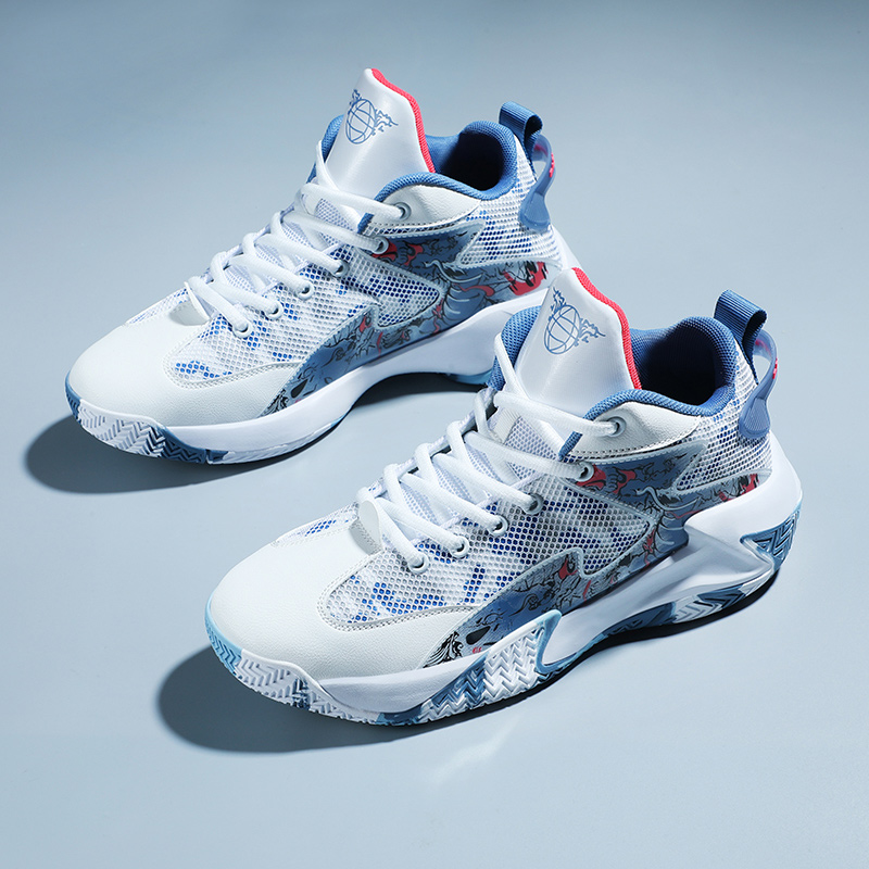 Mens Basketball Shoes Outdoor Sports Shoes Student Indoor Field Training Trainers High-quality Sneakers Kids Basktball Shoes