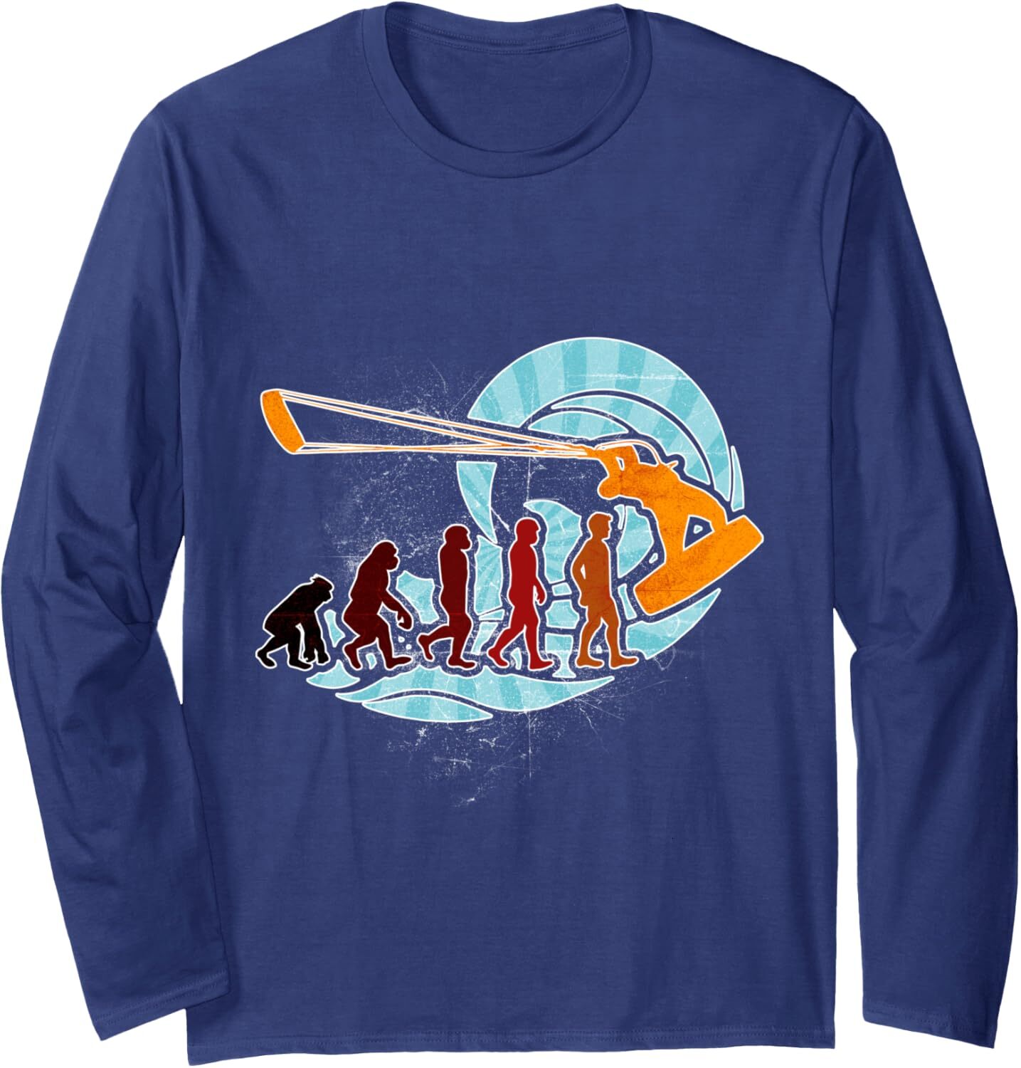 Long Sleeve Shirts for Men sweatshirt Funny Kite Surf Evolution Wind Surfer Sport Gift Long Sleeve Tee Streetwear Casual tops clothes