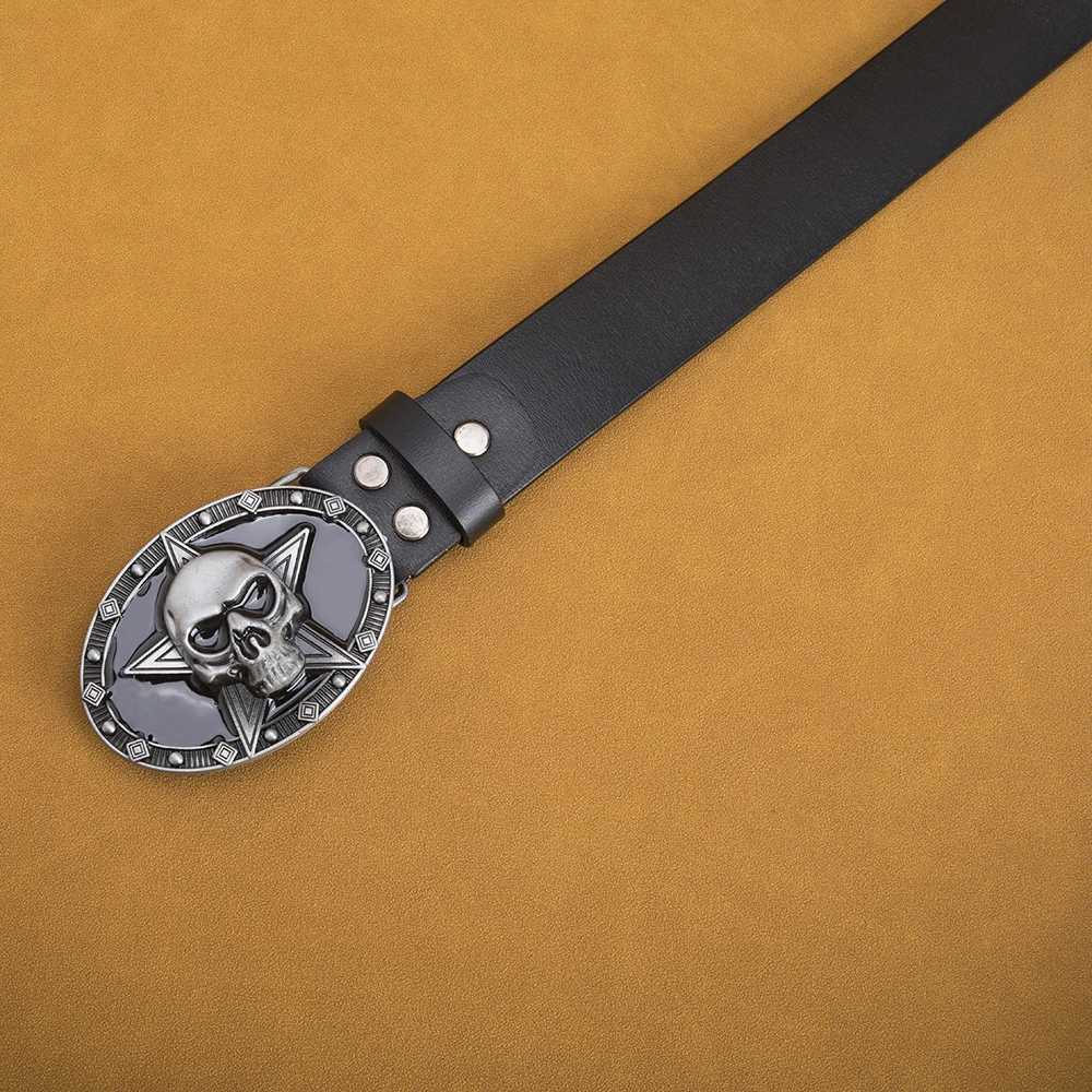 Garrblen Mens Belt Luxury Designer High Quality Genuine Pin Buckle Leather Belt Retro Cowboy Belt Mens Jeans W240920