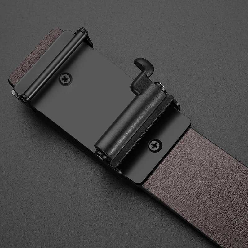Mens Business Belt Toothless Automatic Buckle Fashion Belt Luxury Jeans Belt High Quality Belt W251024