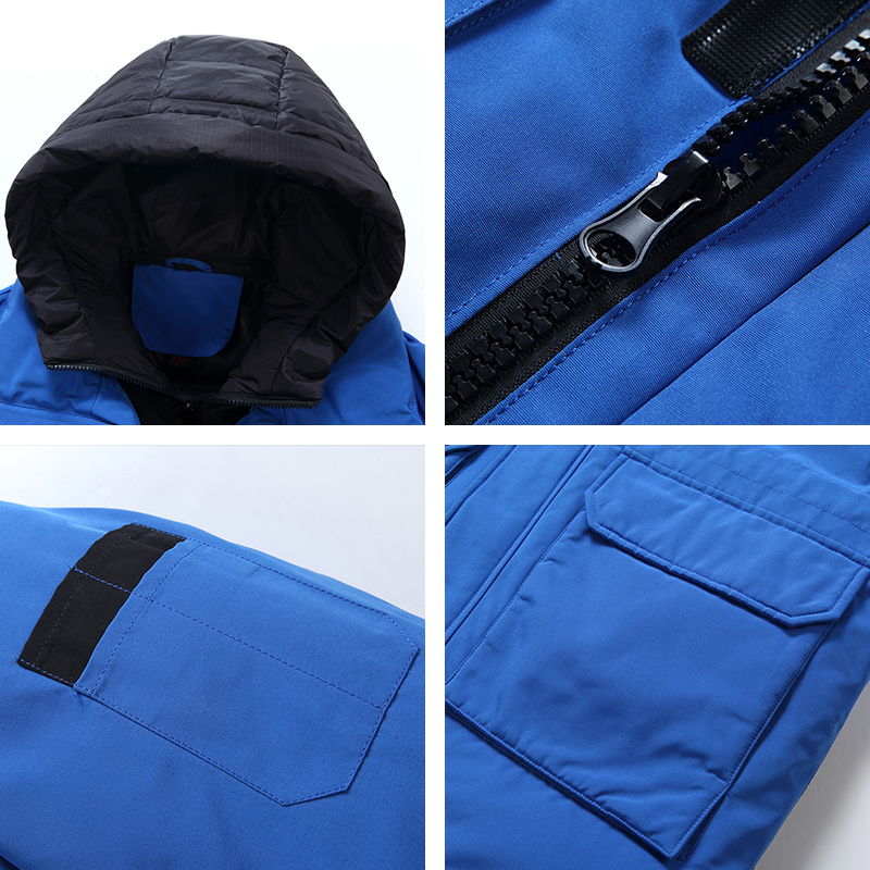 Winter New Brand Warm Long Down Mens Thick Hooded Lightweight Waterproof Puffer Jacket Casual High Quality Overcoat Male