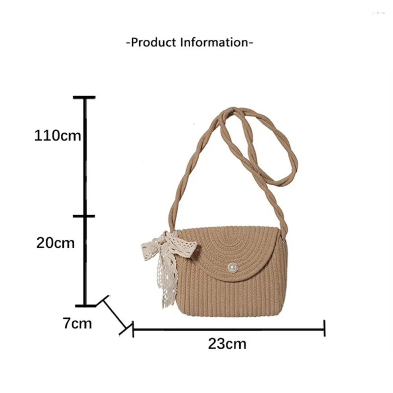 2025 NEW Shoulder Bags Casual Rattan Messenger Bag Large Capacity Handmade Braid Handbags Bohemian Crossbody For Women Girls zhanyishengli