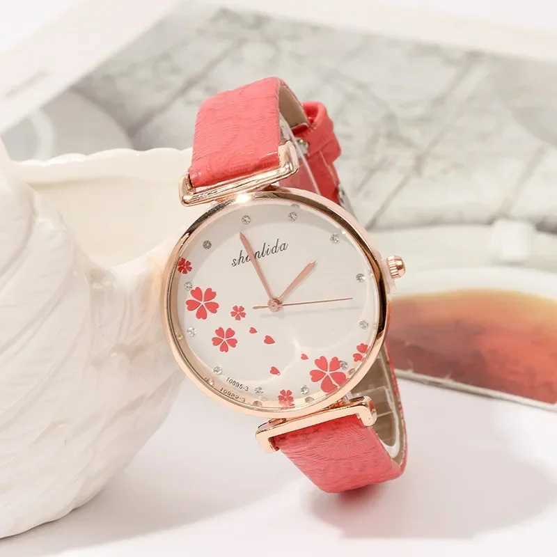 Trendy Ladies Wrist Watches Women Simple Watches Casual Leather Strap Quartz Watch Clock Montre Femme Relogio FemininoX240920