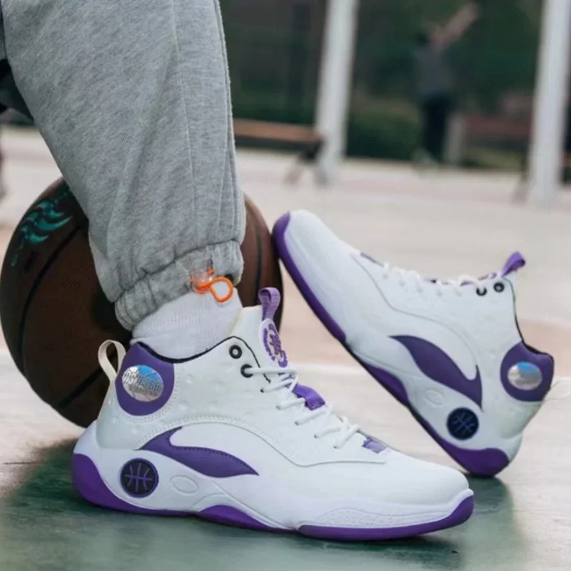 Fashion Men Basketball Shoes Non-slip Comfort Walking Sneakers Breathable Mens Casual Shoes Athletic Fitness Training Footwear