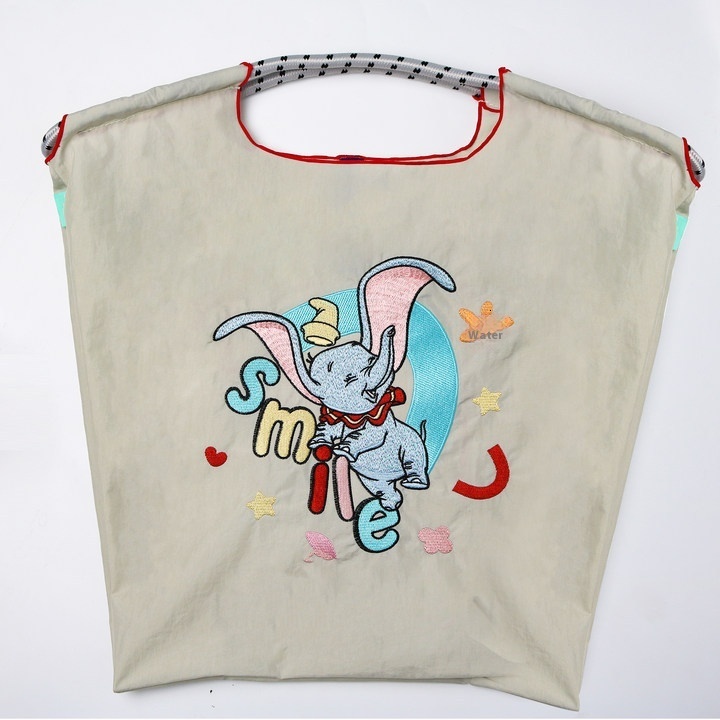 2024 Summer Women's Embroidered Shopping Tote Fashion Niche Large Capacity Handheld Shoulder Bag