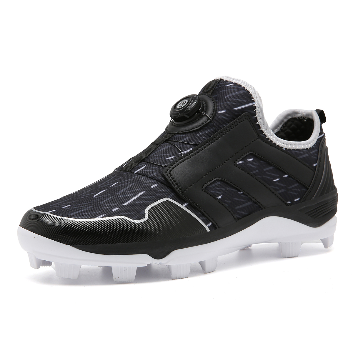 Men's Baseball Shoes Training Long Spikes Softball Shoes Non-slip Cleats And Turf Softball Sneakers Beginners Baseball Sneakers