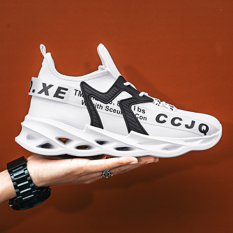Men Shoes Lightweight Sneakers White Outdoor Breathable Mesh Black Casual Shoes For Men Athletic Jogging Tennis Shoes 142