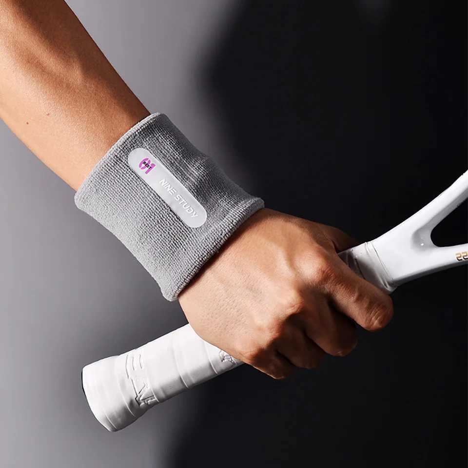 Wrist Support 1Pcs Towel Sports Wristbands Tennis Sweat Bands Wrist Guard Fitness Sweatbands Soft Wrist Wrap Cuff Basketball Volleyball Padel z240920