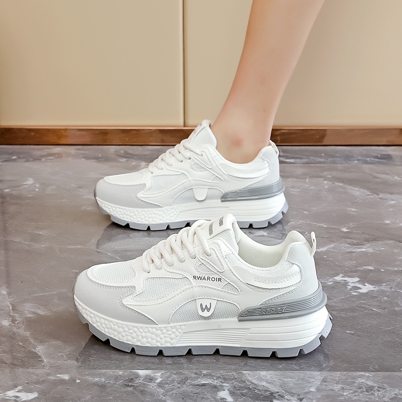 Showy Feet Little Dad for Women 2024 Spring New Explosive Street Increase Versatile Casual Sports Forrest Gump Shoes AD8802-1