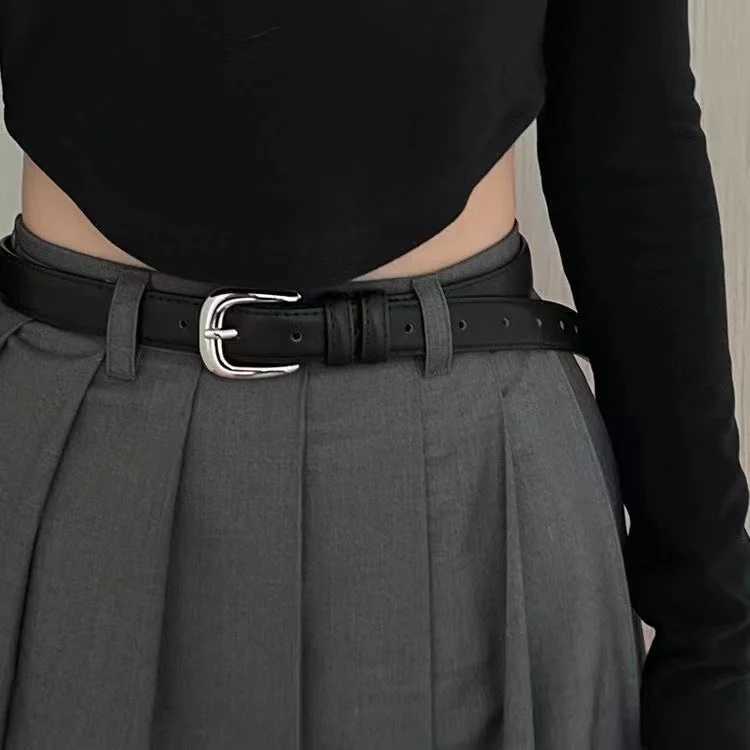 Womens belt vintage womens belt and high-end feel summer new Instagram style womens casual jeans niche W240920