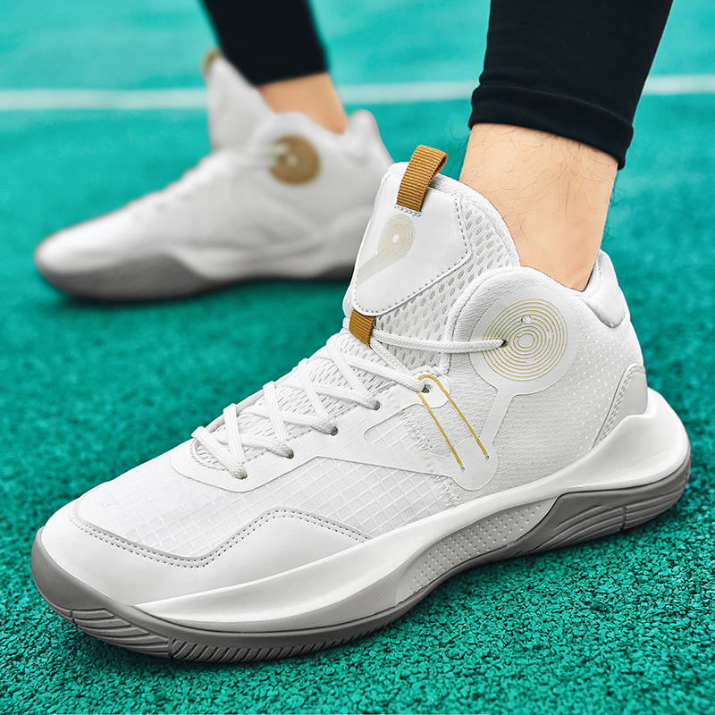 Hniadia High Quality Basketball Shoes Wade Same Breathable Cushioned Sneakers Wear-resistant Non-slip Couple Basketball Boots