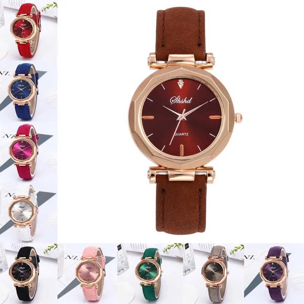 Fashion Women Watches Leather Casual Watch Luxury Analog Quartz Wristwatch Ladies Fashion Dress Watch Montre FemmesX240920