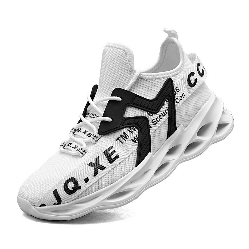Men Shoes Lightweight Sneakers White Outdoor Breathable Mesh Black Casual Shoes For Men Athletic Jogging Tennis Shoes 142