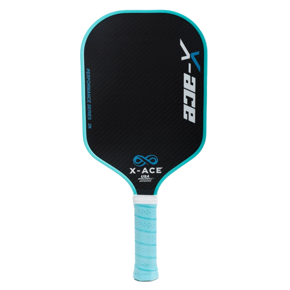 X-ACE 3K Carbon Fiber Pickleball Paddle High Grit & Spin 16MM Polypropylene Honeycomb Core Lightweight Pickleball Racket