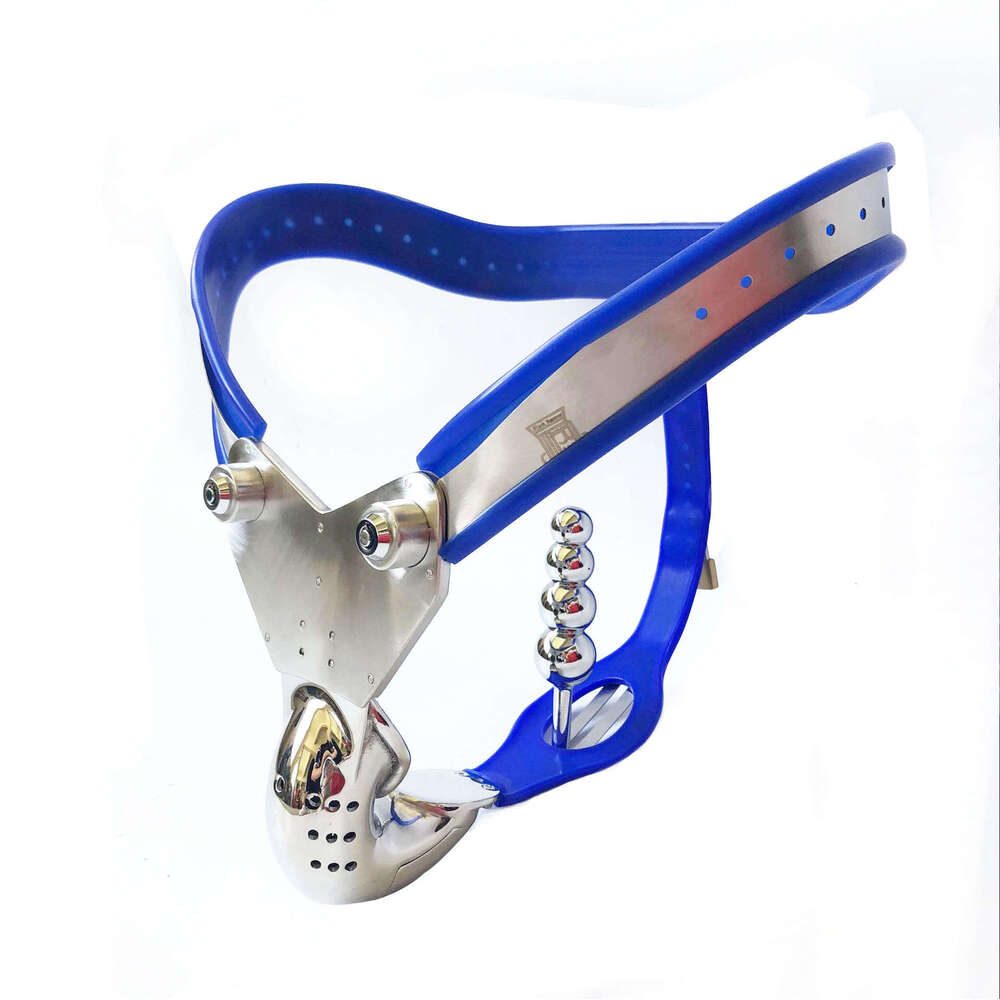 Male chastity device stainless steel chastity belt male Arc waist metal chastity cage with Wire T style adult sex toys for men