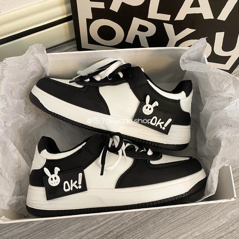 Women Sneakers Platform Running New Sports Casual Mixed Color Funny Patch Shoes Vulcanized 2023 Comfortable Female Footwear 46e7