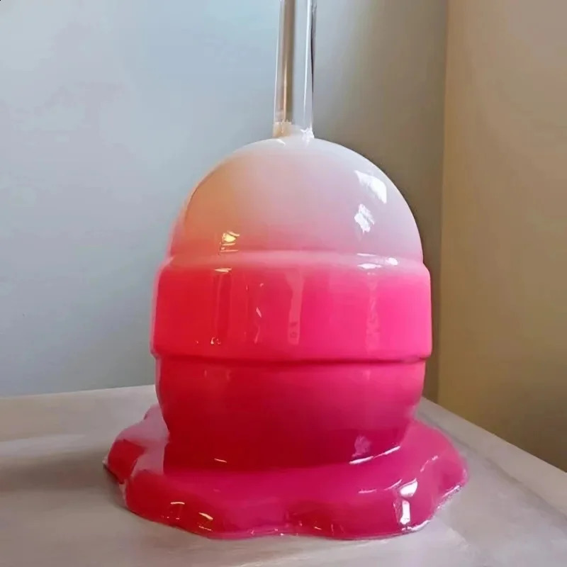Melting Lollipop Sculpture Creative Art Craft Lollipop Miniature Decoration Modern Home Accessory Home Desktop Decor Kid Gift 240920