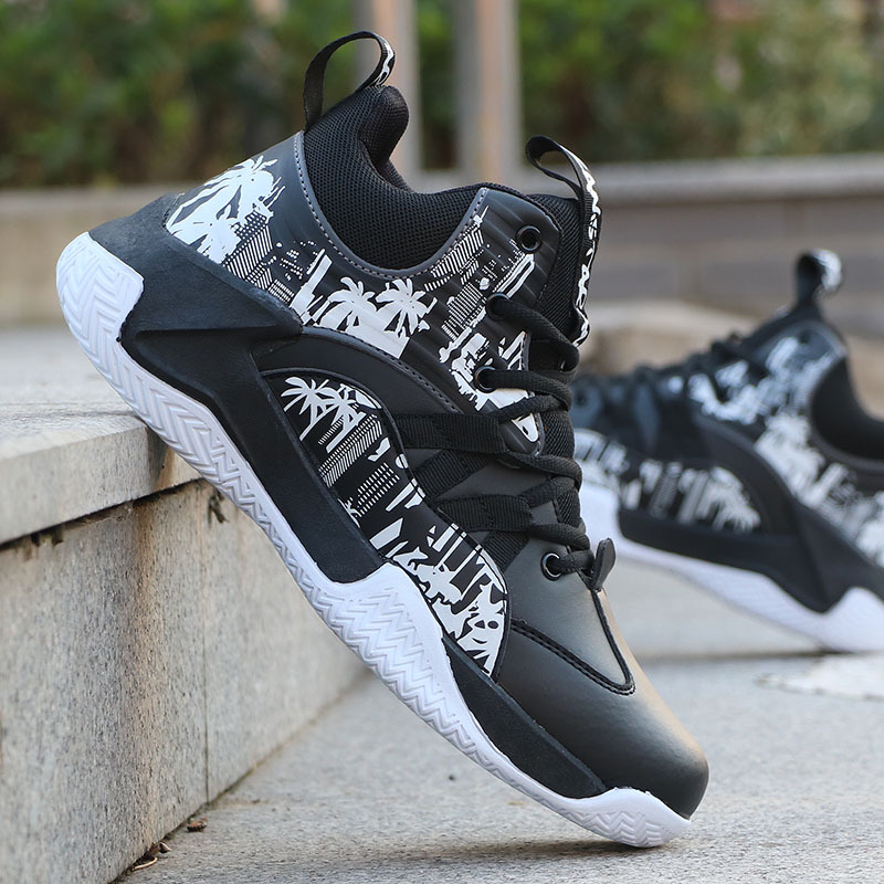 Men's Basketball Shoes Breathable Cushioning Non-Slip Wearable Sport Shoes Male Training Athletic Baseball Sneakers Outdoor Shoe