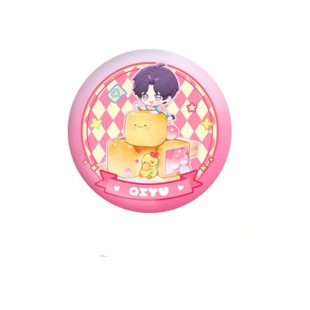 Love and Deepspace Sylus Qin Che Cosplay Key Chain Acrylic Keychains Backpack Q Cake Dessert Series Rafayel Pendant Badge PinX240919