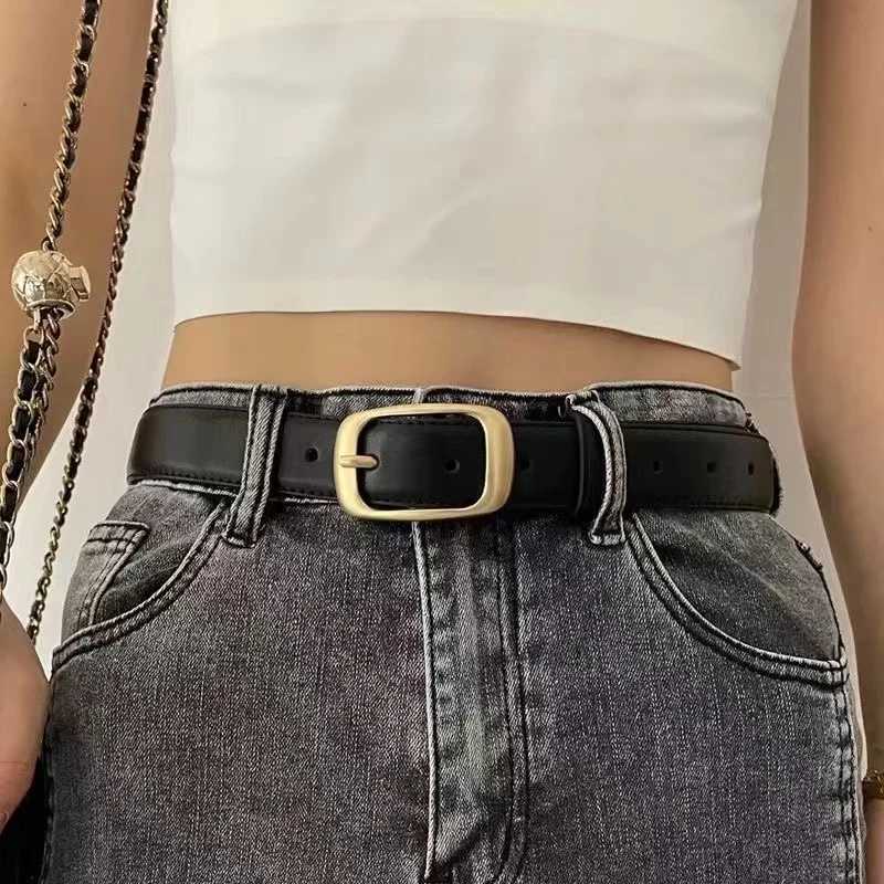 Womens belt vintage womens belt and high-end feel summer new Instagram style womens casual jeans niche W240920