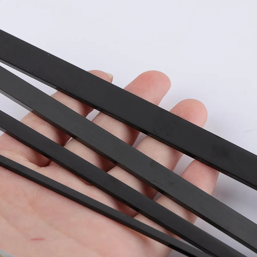 10Pcs/Lot Width 3/6/9mm 160mm 152mm Length DIY C Open Cuff Bangle Material Mirror Polishe Stainless Steel Rectangle Blank Strips 240910