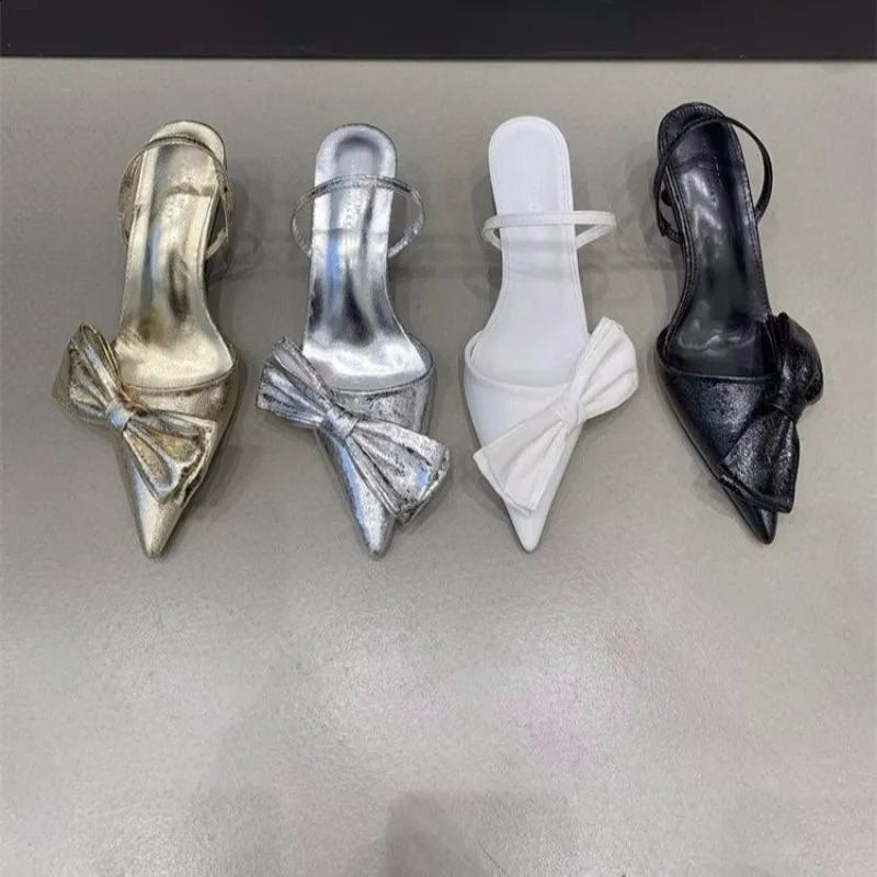 Spring and summer sexy table tennis comfortable crystal transparent solid color Pointed toe womens high heels 240919
