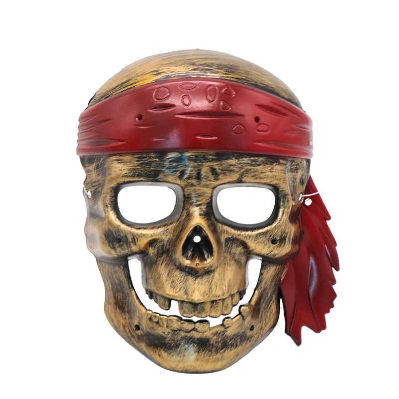 Halloween 5Pc Pirate Costume Mask Accessories for Kids Pirate Cosplay Set Pirate Paraphernalia Kids Party Gifts Y240919