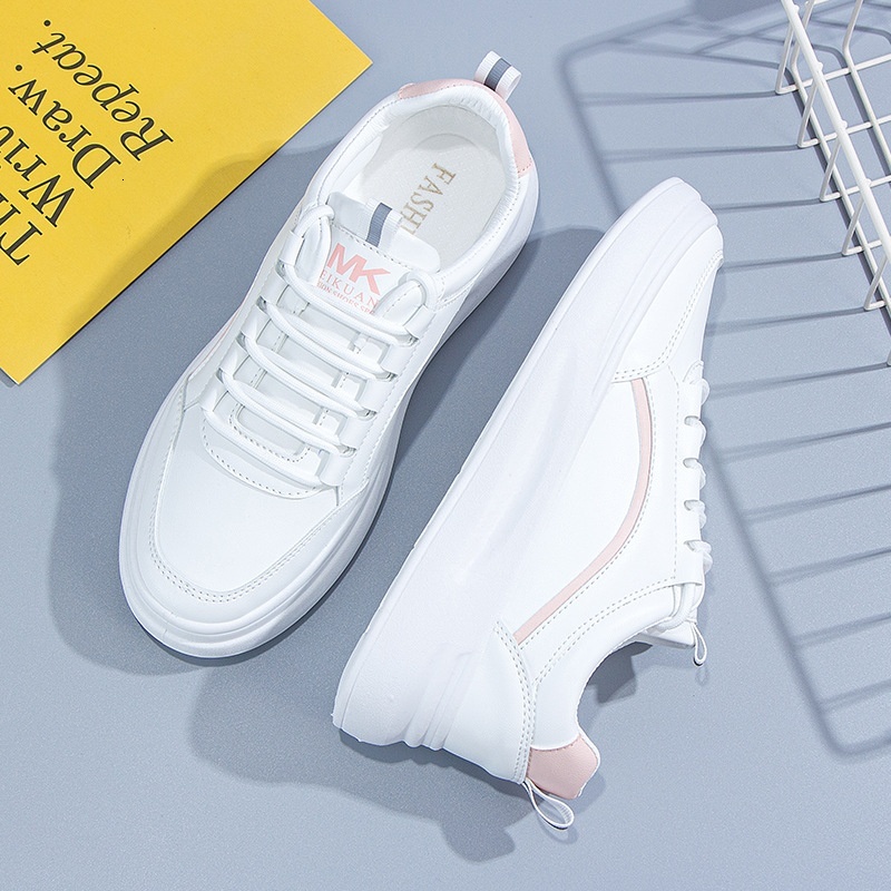 2023 Fashion New Little White Women's Spring and Autumn Korean Edition Thick Sole Casual Versatile Student Instagram Shoes