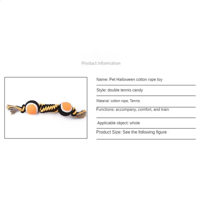 Colorful cotton rope cleaning teeth cleaning durable interactive game dog cleaning teeth toys dog toys chew 240914