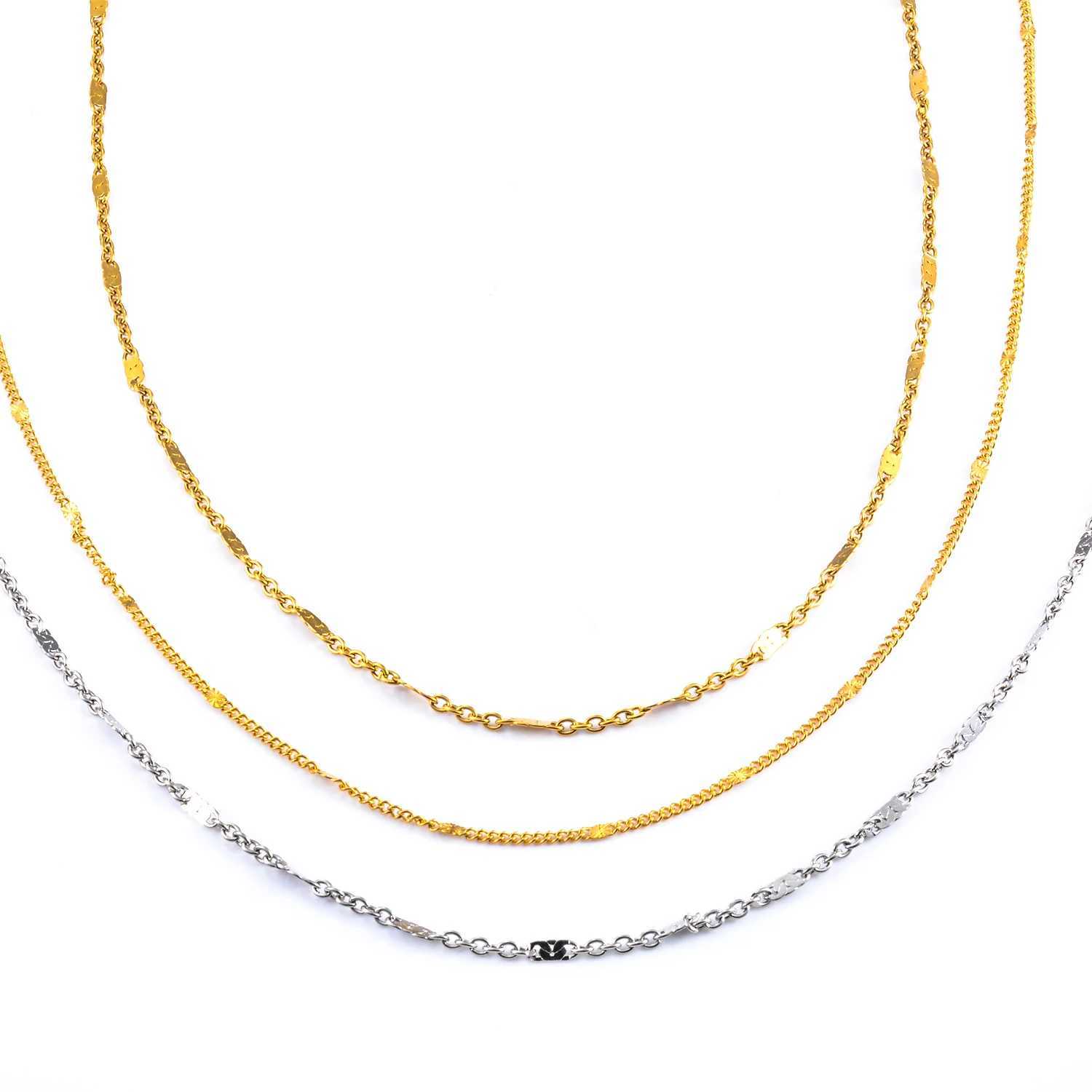 1.8mm Width Stainless Steel Tiny Link Chain Thin Necklace for Women Men Silver/Gold Color Creative Hip Hop Choker Jewelry GiftX240919