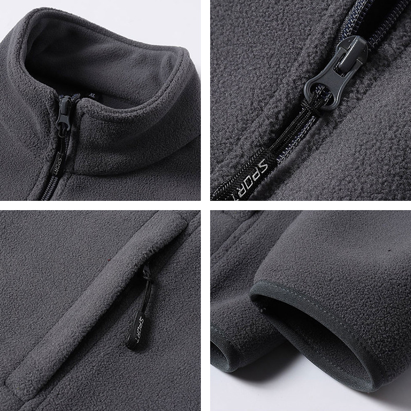 8Xl Autumn New Thick Warm Fleece Coat Winter Men Solid Casual Windproof Outfits Tactical Army Jacket Parkas Male Hot