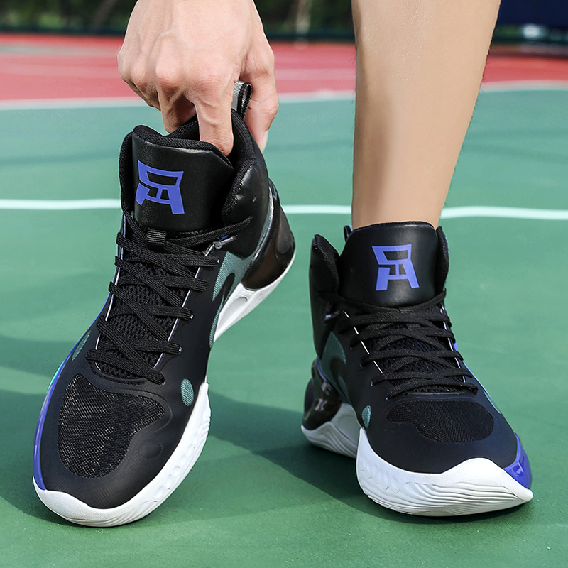 Basketball Shoes Male Rebound Professional Combat Students Anti-slip Shock Sports Shoes Zapatos Mujer Female 2024 Spring New