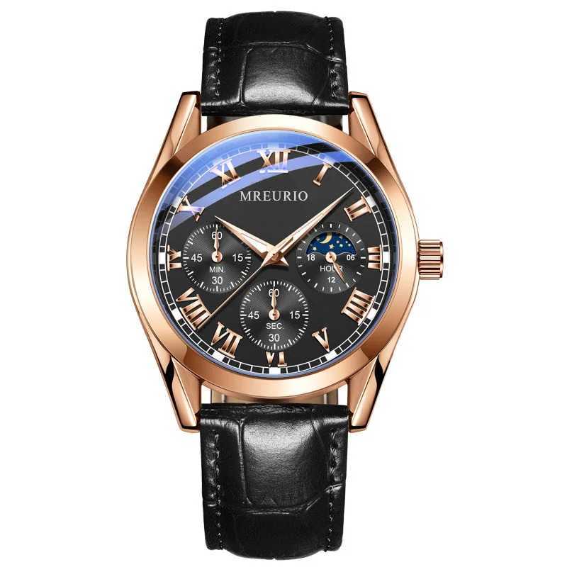 Luxury Brand Watch Men Quartz Watches Relogio Masculino Leather Strap Business Wristwatches Dropshipping RelojX241010