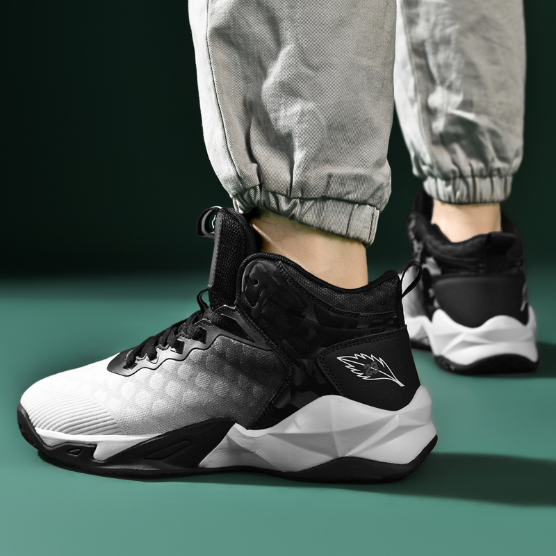 Men's Basketball Shoes Breathable Cushioning Non-Slip Wearable Sports Shoes Gym Training Athletic Basketball Sneakers for Women