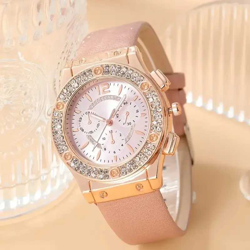 2pcs Set Womens Butterfly Watches Ladies Fashion Watch New Simple Casual Women Analog WristWatch Bracelet GiftX240920