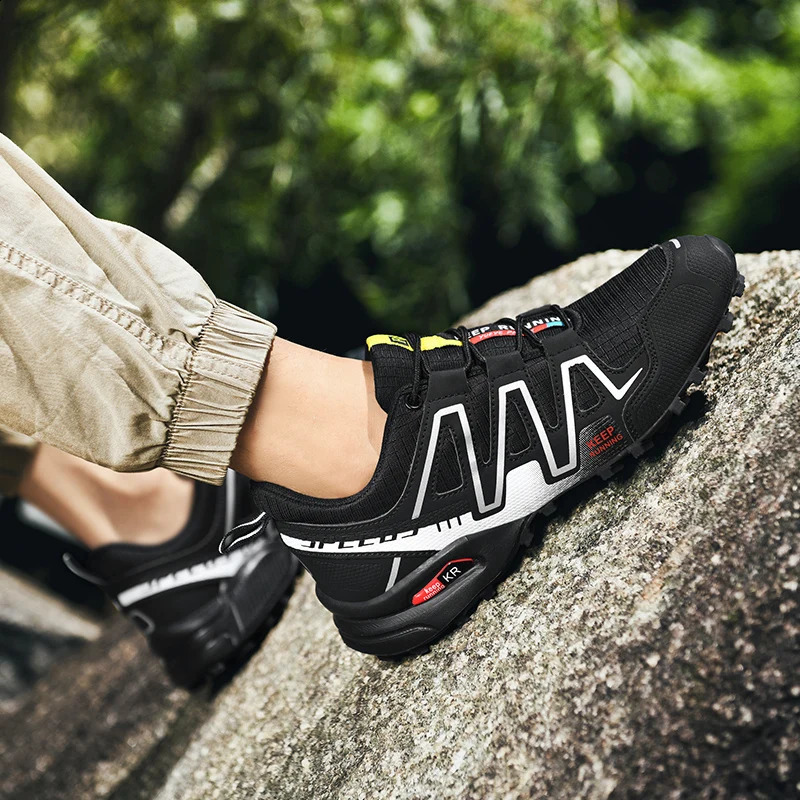 mens hiking shoes Breathable oversized outdoor sports and leisure shoes Anti slip plastic creek shoes cCasual cycling sh 240918