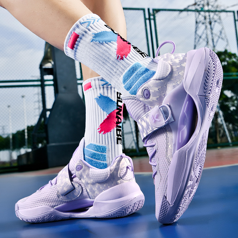 High Quality Mens Sneakers New Womens Training Sports for KIds Breathable Cushion Basketball Shoes Man 36-45